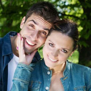 Couple enjoying beautiful day