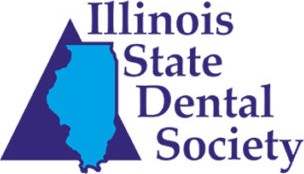 Illinois State Dental Society membership badge for Dr. David Rice, DDS